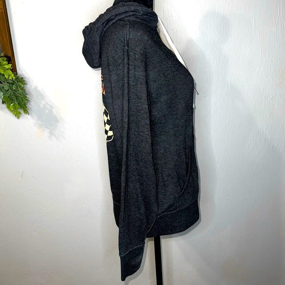 Foo Fighters Zip-Up Hoodie Charcoal Gray - Picture 4 of 8